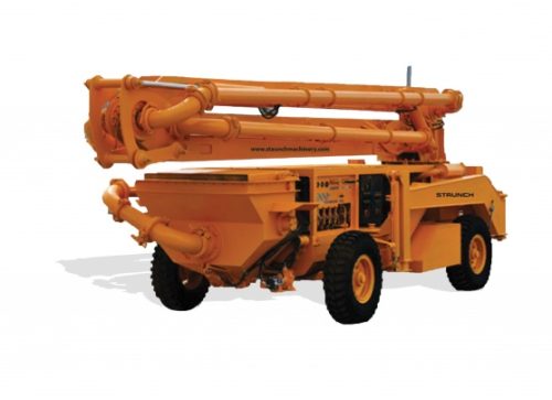 STAUNCH Concrete Pump With Boom